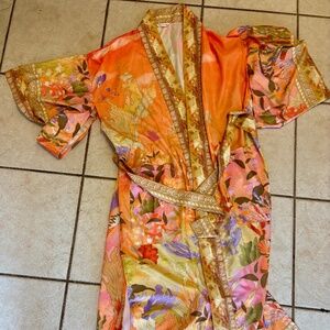 Gorgeous tropical Kimono robe/cover-up